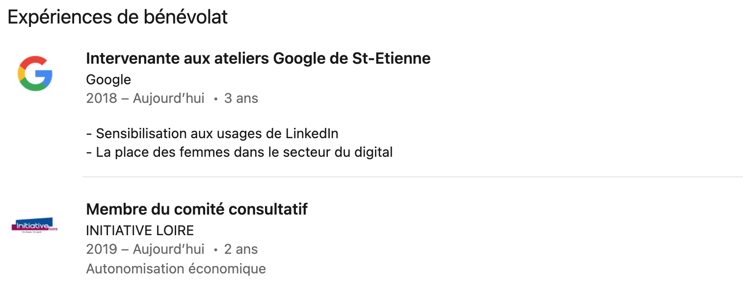 profil Linkedin